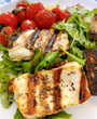 Beetroot Salad with Halloumi, Goats or Feta cheese (V)